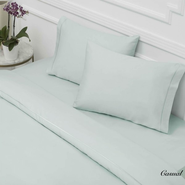 Комплект постельного белья Tivolyo home CASUAL бирюзовый